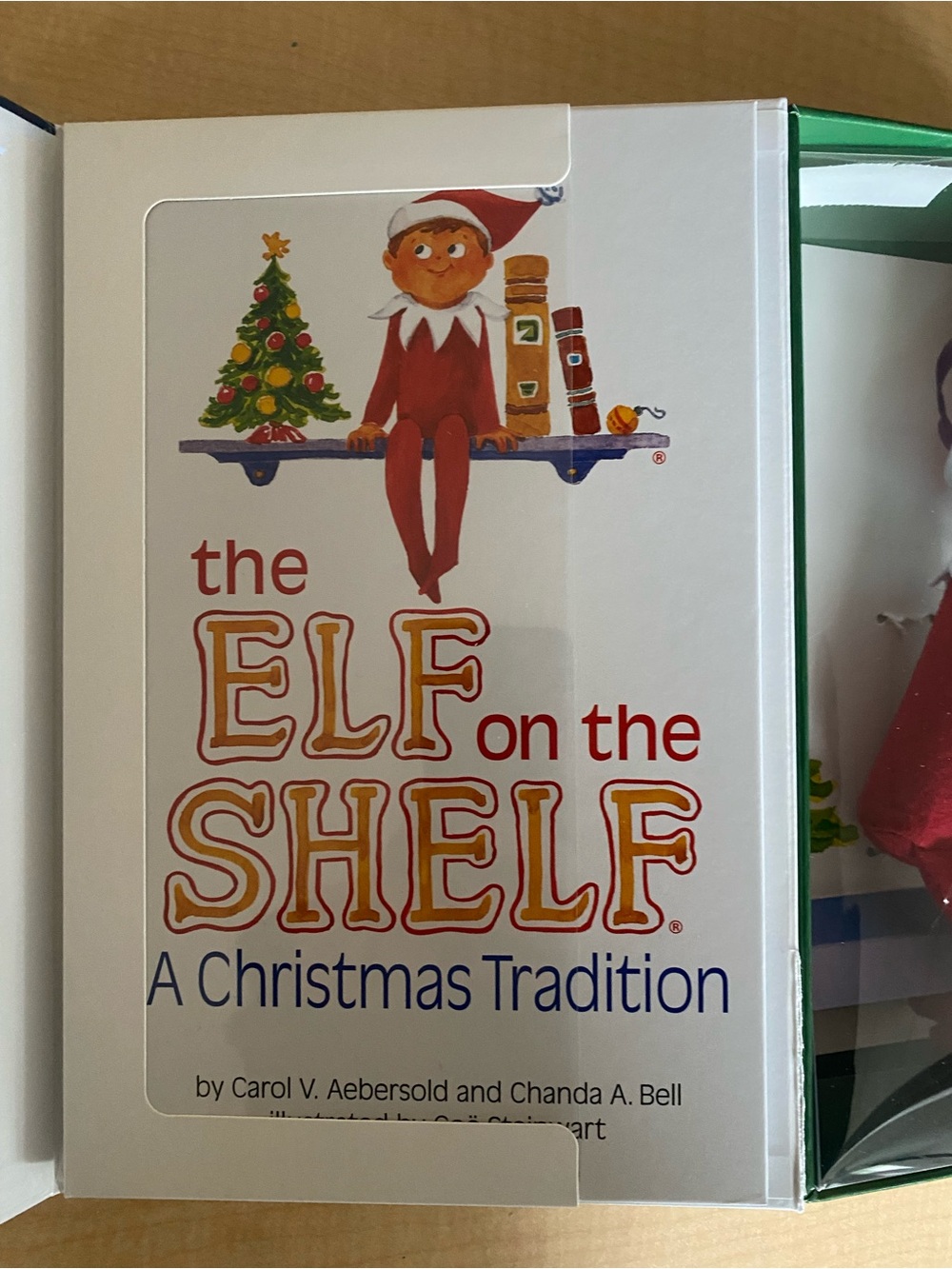 Red Holiday Tradition Book & Elf Set